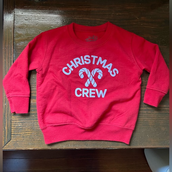 Christmas crew - crew neck toddler sweatshirt - Picture 1 of 4